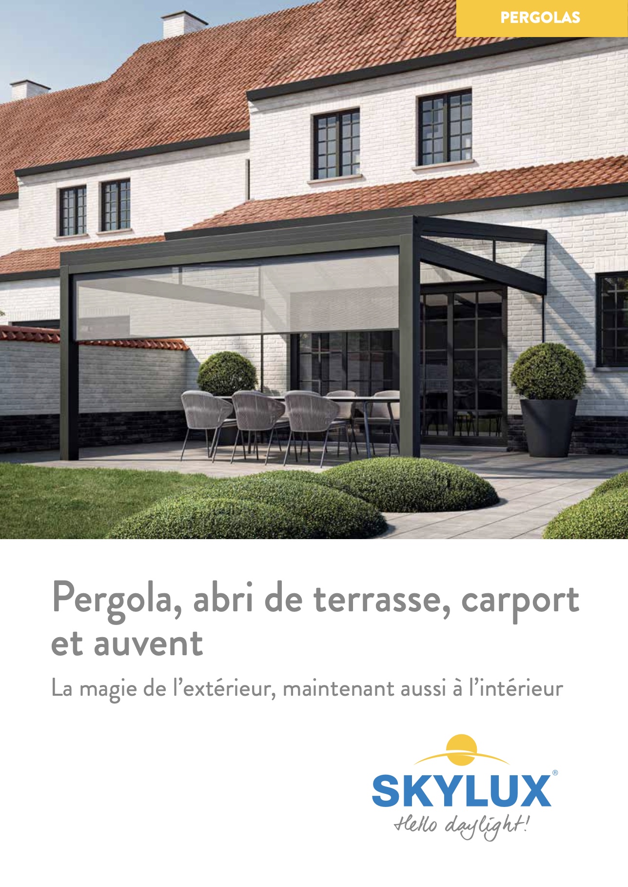 Couverture Catalogue Pergolas Skylux